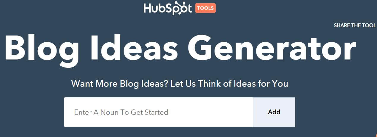 Hubspot Blog Ideas Generator