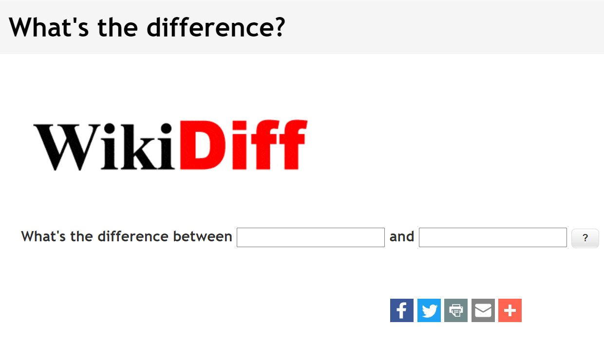 Wikidiff